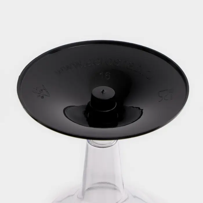 Бокал пластиковый одноразовый для вина, 200 мл, прозрачный, МИКС