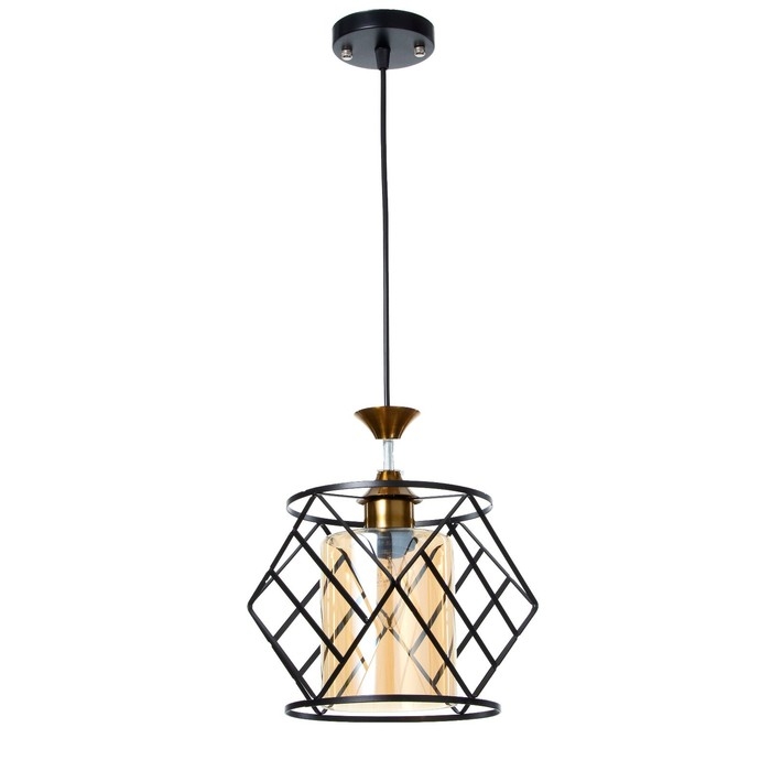 Светильник BayerLux Светильник BayerLux "Куара" E27 40Вт черный 28х28х19-119 см