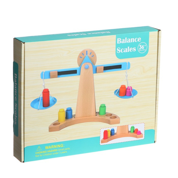 Деревянная игрушка «Весы» Деревянная игрушка «Весы»