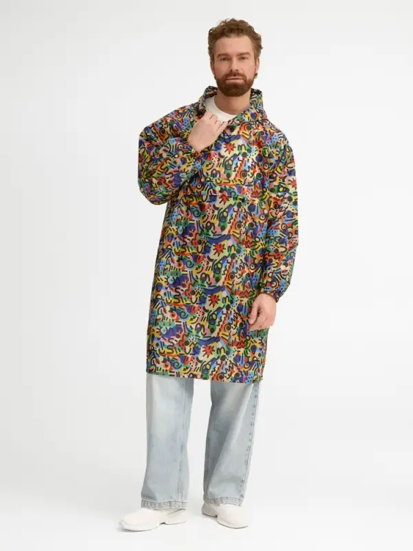 Дождевик-анорак Alatau с полной запечаткой на заказ Дождевик-анорак Alatau с полной запечаткой на заказ