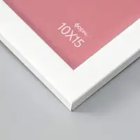 Фоторамка для фото 10х15 см "Oframe", пластик, белый, (пластик экран)