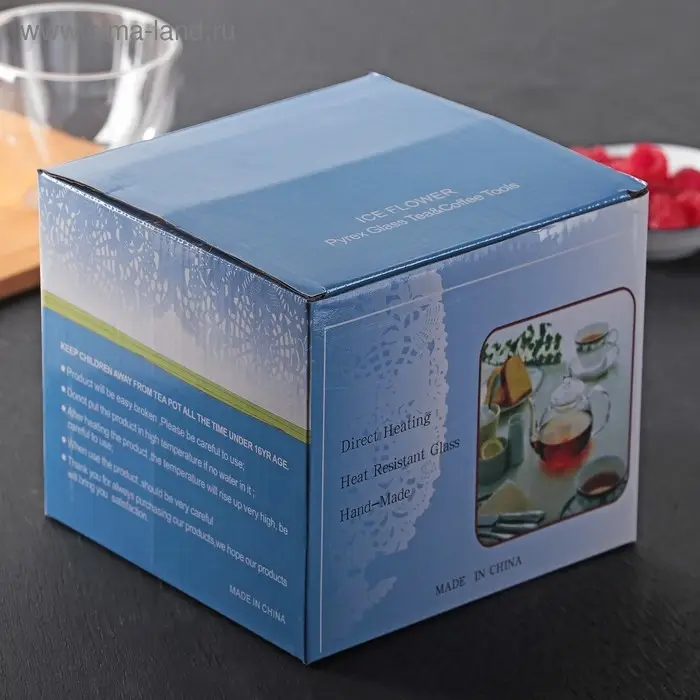 Чайник стеклянный заварочный с металлическим ситом &laquo;Эгла&raquo;, 900 мл