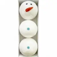 Новогодний набор бомбочек для ванн «снеговичок», 180 г