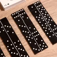 Игра настольная 3 в 1, домино, кубики, карты, полирезин, МДФ