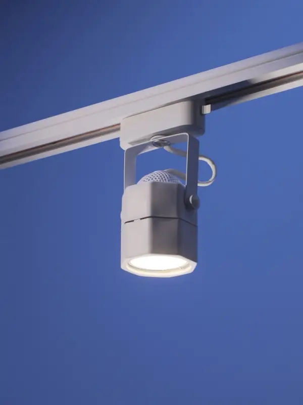 Трековый светильник Luazon Lighting под лампу Gu10, восьмигранный, белый