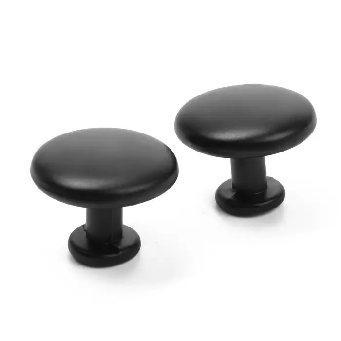 Ручка кнопка WAVE ТУНДРА РК120BL, черная Ручка кнопка WAVE ТУНДРА РК120BL, черная