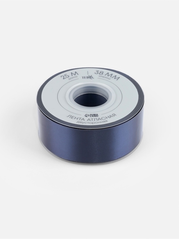 Лента атласная двухсторонняя №0850 38мм*25±1м орехово-коричневый TR Лента атласная двухсторонняя №0850 38мм*25±1м орехово-коричневый TR