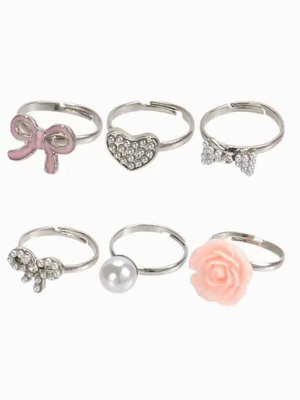 Кольцо детское Выбражулька «Любовь», форма МИКС, МИКС, безразмерное Кольцо детское Выбражулька «Любовь», форма МИКС, МИКС, безразмерное