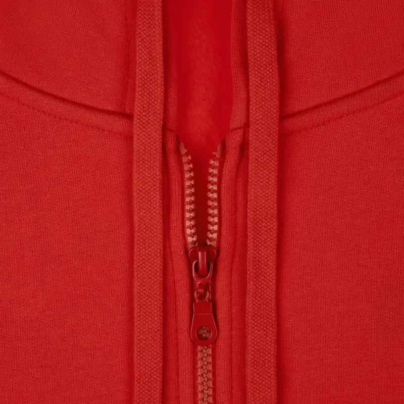 Толстовка на молнии с капюшоном Siverga Heavy 2.0, красная, размер XS