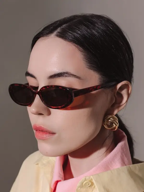 Очки солнцезащитные женские &laquo;OneSun. Леопардовый принт&raquo;, uv 380, дужка 13.6 см, ширина 14.3 см, линза 5.3&times;3 см