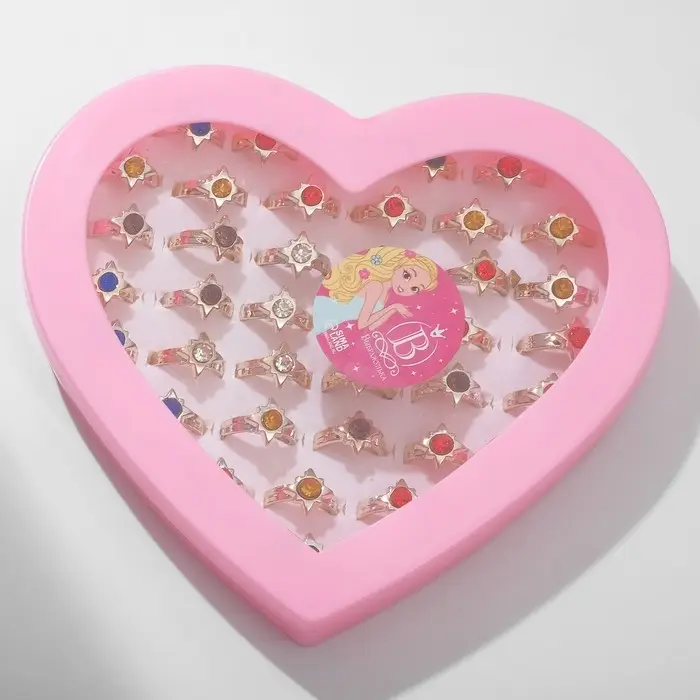 Кольцо «Выбражулька» искорка, МИКС в золоте, безразмерное Кольцо «Выбражулька» искорка, МИКС в золоте, безразмерное