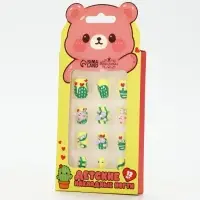 Детские накладные ногти &laquo;Мишка&raquo;, 12 шт.