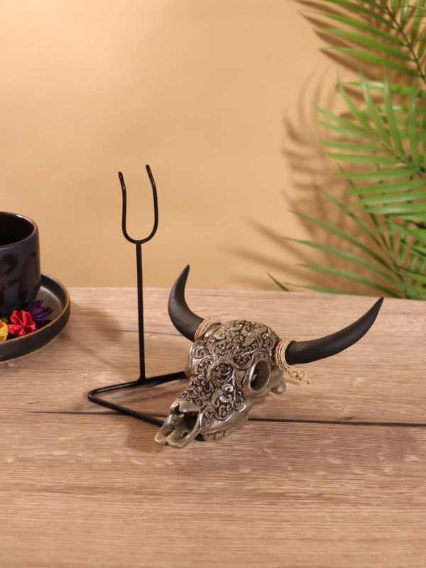 Сувенир  Сувенир "Череп буйвола" на стойке, 18х10х21 см