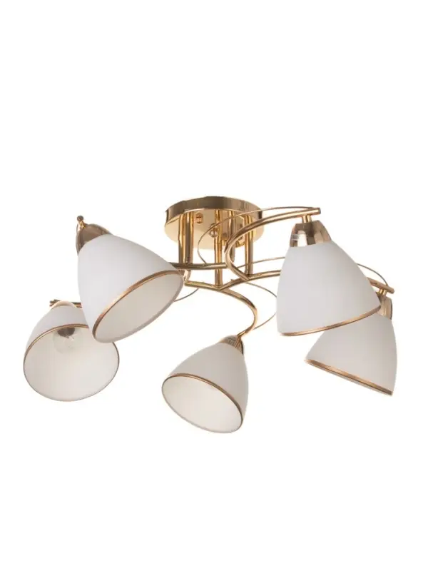 Люстра потолочная BayerLux &laquo;Андер&raquo;, 5хЕ27, 40 Вт, золото, 44&times;44&times;24 см