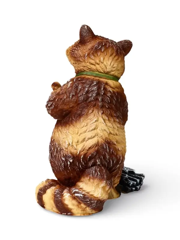 Садовая Фигура 38 х 26 х 24 см полистоун Енот с метлой