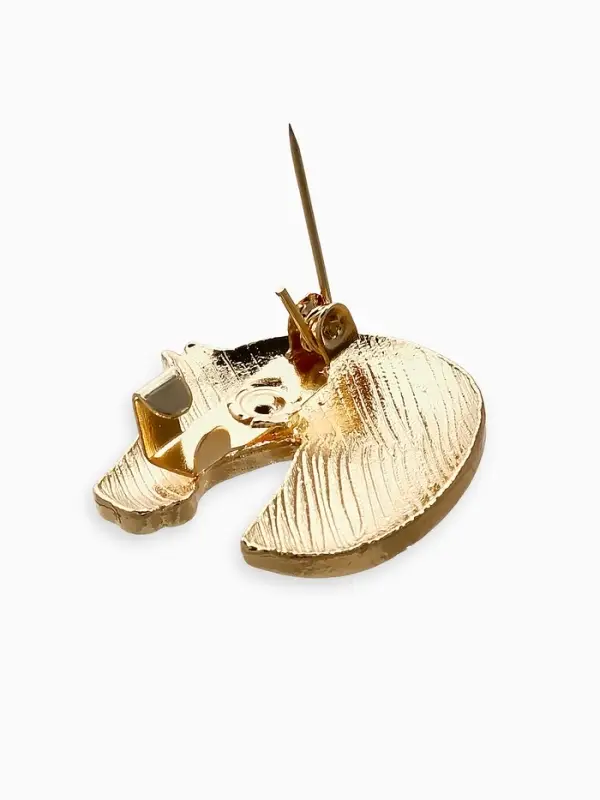 Брошь "Лошадь" голова, МИКС в золоте (неделимая фасовка 12 шт. цена за шт.)