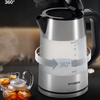 Чайник HYK-P4026 1,9л 2200Вт черный (пластик)