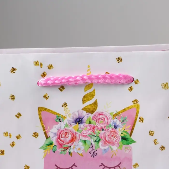 Пакет подарочный ламинированный, упаковка, Happy Birthday, MS 18 х 23 х 8 см Пакет подарочный ламинированный, упаковка, Happy Birthday, MS 18 х 23 х 8 см