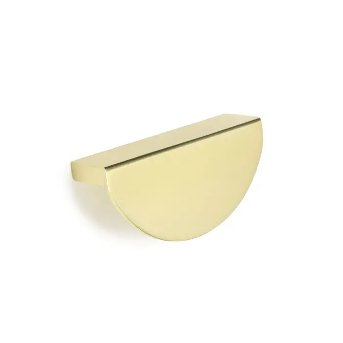 Ручка-скоба CAPPIO H002GP полукруглая, алюминий, L=78 мм, м/о 64 мм, цвет золото