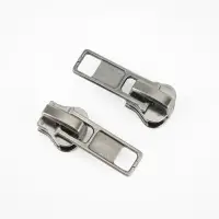 Бегунок автоматический для молнии &laquo;Трактор&raquo;, №5, 10 шт., цвет никель