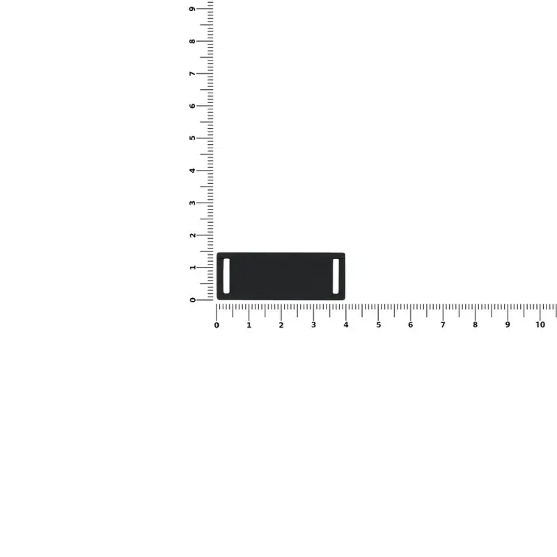 Лейбл из ПВХ Kova, черный