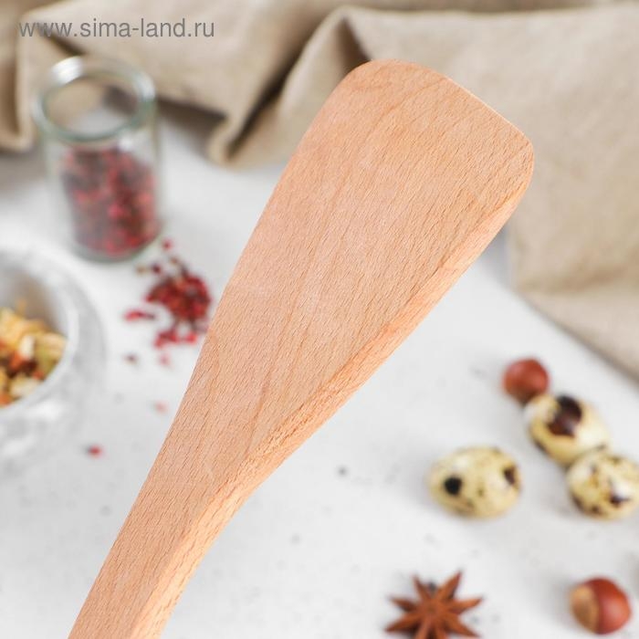 Лопатка деревянная Лопатка деревянная "Славянская", 30 х 6 см, массив бука