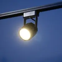 Трековый светильник под лампу Gu5.3, восьмигранный, чёрный