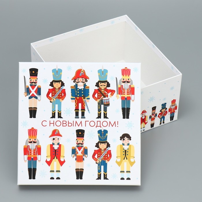 Набор подарочных коробок 10 в 1 «Щелкунчик», 10 х 10 х 6 – 28 х 28 х 15 см, Новый год Набор подарочных коробок 10 в 1 «Щелкунчик», 10 х 10 х 6 – 28 х 28 х 15 см, Новый год