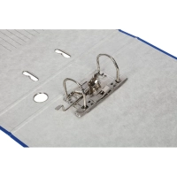 Папка-регистратор Комус Экономи 50мм синяя, ПБП1, карм.кор., мет.уг