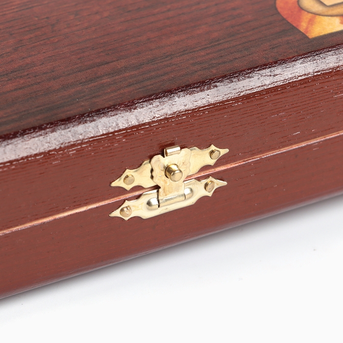 Нарды деревянные большие, с шашками Нарды деревянные большие, с шашками "Маркетри-21", настольная игра, 60 х 60 см