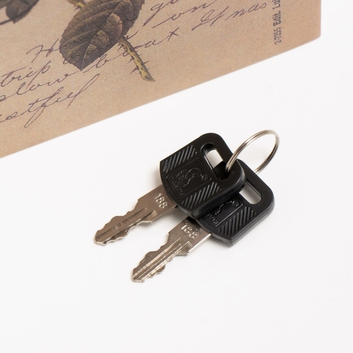 Шкатулка книга пластик, металл Шкатулка книга пластик, металл "Розовая роза" 5,5х12х18 см