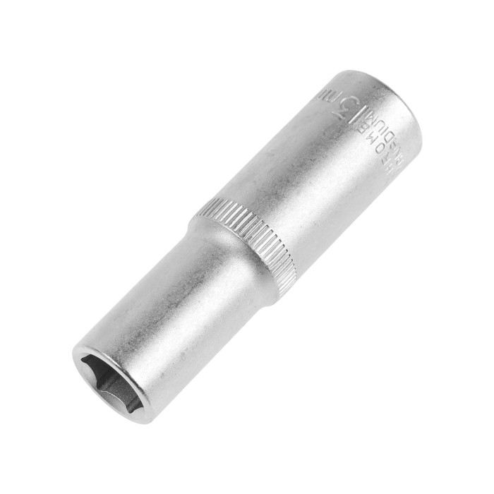 Головка торцевая шестигранная удлиненная ТУНДРА, под квадрат 1/2 Головка торцевая шестигранная удлиненная ТУНДРА, под квадрат 1/2", 13 мм, CrV