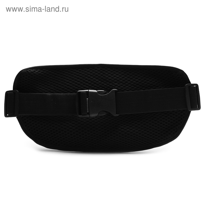 Сумка спортивная на пояс ONLYTOP, 25х13 см, цвет чёрный Сумка спортивная на пояс ONLYTOP, 25х13 см, цвет чёрный