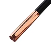 Ручка подарочная Calligrata &laquo;Винтаж&raquo;, шариковая, поворотная, в футляре кожзам, корпус чёрный с медным