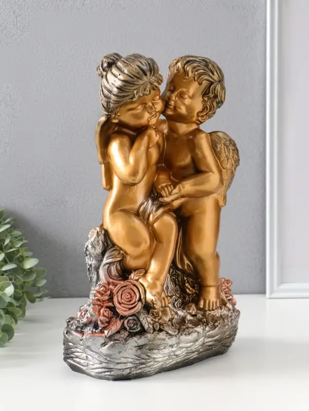 Фигура "Ангел поцелуй" 37х23х13 см