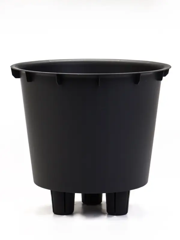 Кашпо со вставкой 7,8 л d28 см h25,5 см МИКРИТ серый слайн