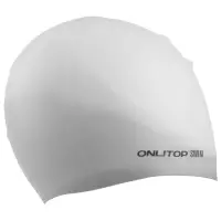 Шапочка для плавания взрослая ONLYTOP Swim, силиконовая, обхват 54-60 см, МИКС
