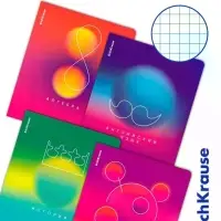 Комплект тетрадей 36 листов в клетку/линейку ErichKrause Gradient, 10 штук