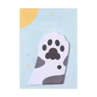 Блок для записей 45&times;75 мм, 30 листов, черно - белая лапка