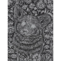 Гравюра Скретчинг 18x24 см корги, набор МУЛЬТИ АРТ SCRETCH-111537