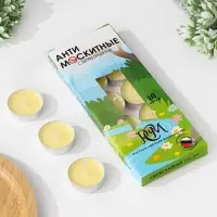 Набор свечей ароматических чайных, антимоскитные, 10 шт.