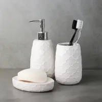 VETTA Стакан для зубных щеток и пасты "Оливия", керамика, 2 цвета