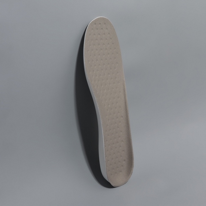 Стельки для обуви, универсальные, р-р RU до 38 (р-р Пр-ля до 40), 25 см, пара, цвет серый Стельки для обуви, универсальные, р-р RU до 38 (р-р Пр-ля до 40), 25 см, пара, цвет серый