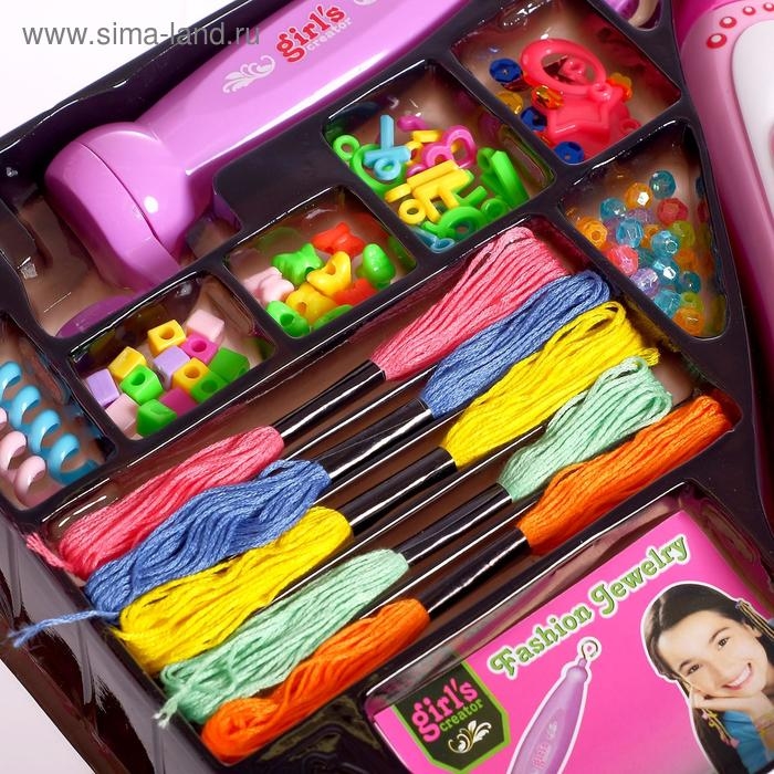 Набор парикмахера с аксессуарами для волос + 2 аппарата для плетения Набор парикмахера с аксессуарами для волос + 2 аппарата для плетения