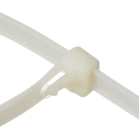 Хомут стяжка нейлоновая Topfort 5х300 (4,8х300 мм) белый 100 шт/уп