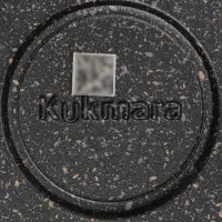 Сковорода блинная KUKMARA Granit Ultra, d=24 см, пластиковая ручка, антипригарное покрытие, литой алюминий, чёрная
