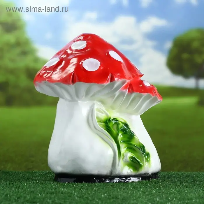 Садовая фигура "Два мухомора" 30*22*28 см