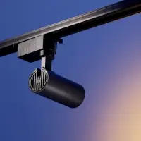 Трековый светильник Luazon lighting LTL-070, 10 Вт, 850 Лм, 3000К, чёрный, свечение тёплое белое