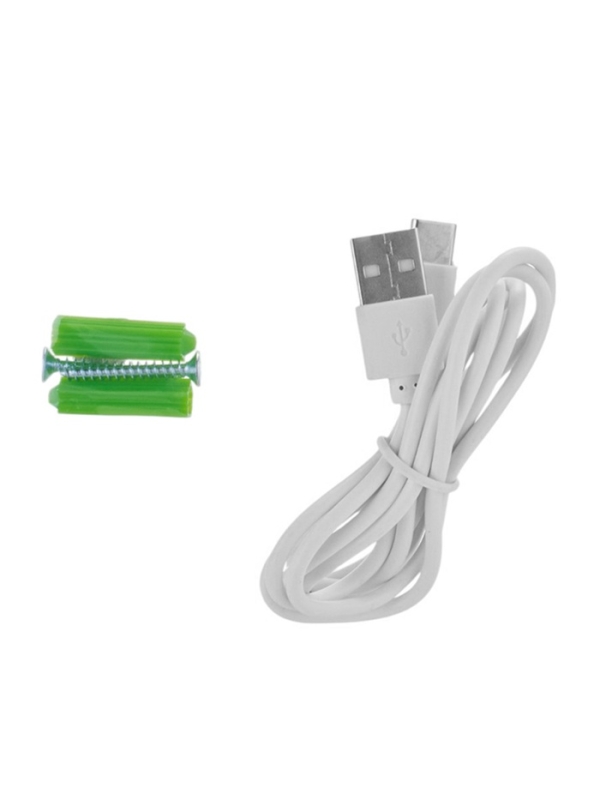 Видеокамера WiFi Cam-12, 2 Мп, 1920×1080, угол обзора 110°, 5 V, экран, белая