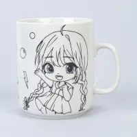 Кружка керамика под роспись акрилом &laquo;Милые друзья&raquo; (без краски)